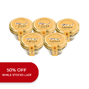 Sturgeon Caviar AMUR ROYAL, 5 x 50g