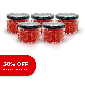 Pink Salmon Caviar, PLATINUM, 5 x 250g