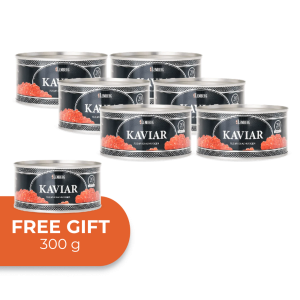 Pink Salmon Caviar, PLATINUM, 6+1 × 300g