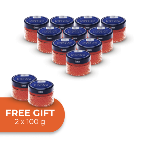 Salmon Trout Caviar, 10+2 × 100g