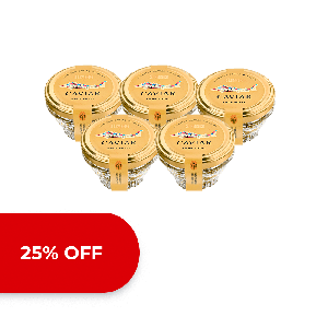 Sturgeon Caviar AMUR ROYAL, 5 x 50g