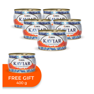 Salmon Trout Caviar, 5+1 x 400g