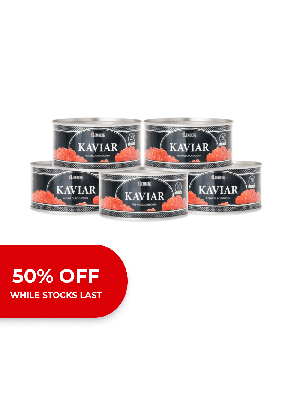 Pink Salmon Caviar, PLATINUM, 5 × 300g