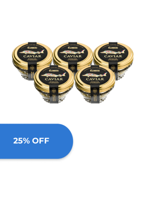 Sturgeon Caviar OSIETRA, 5 x 50g