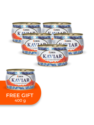 Salmon Trout Caviar, 5+1 x 400g