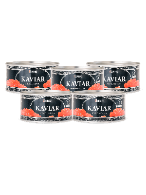 Pink Salmon Caviar, PLATINUM, 5 x 300g