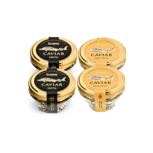 Sturgeon Caviar Amur Royal+ Osietra, 4 x 50g