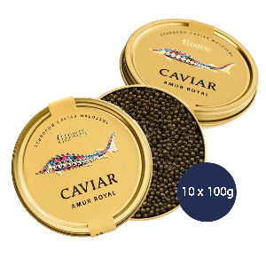 Sturgeon caviar Amur Royal, 10х100g