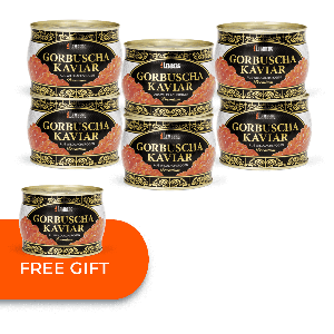 Pink Salmon Caviar, 6 + 1 x 400g